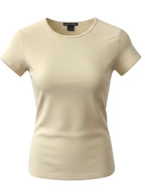 NEW Ralph Lauren Black Label Pale Yellow Short Sleeve T-Shirt Size Small